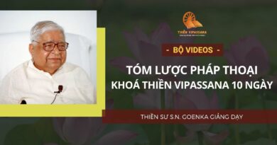 BỘ VIDEOS TÓM LƯỢC PHÁP THOẠI KHOÁ THIỀN VIPASSANA 10 NGÀY - THIỀN SƯ S.N. GOENKA