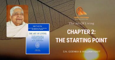 CHAPTER 2: THE STARTING POINT - THE ART OF LIVING