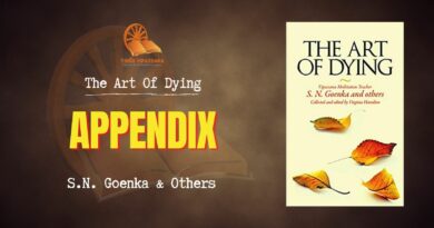 THE ART OF DYING - APPENDIX