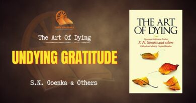 THE ART OF DYING - UNDYING GRATITUDE