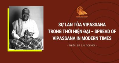 SỰ LAN TỎA VIPASSANA TRONG THỜI HIỆN ĐẠI - SPREAD OF VIPASSANA IN MODERN TIMES