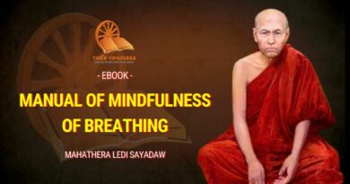MANUAL OF MINDFULNESS OF BREATHING - MAHATHERA LEDI SAYADAW