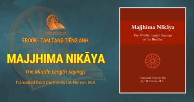 MAJJHIMA NIKĀYA - THE MIDDLE LENGTH SAYINGS